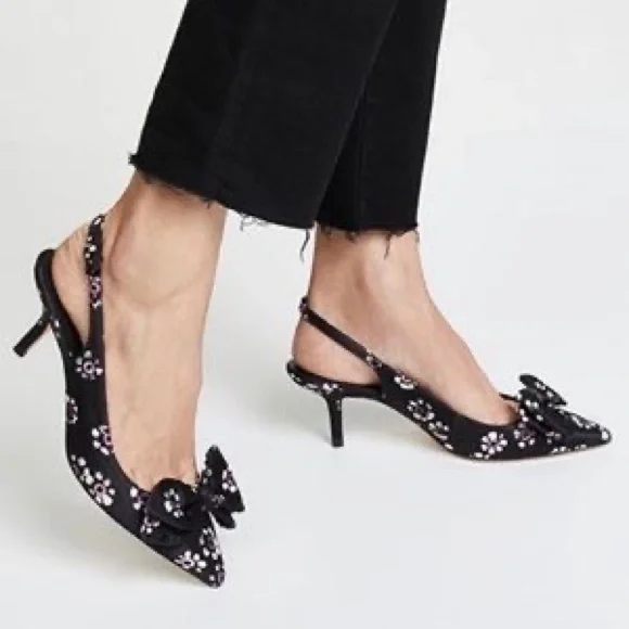 Tory Burch Rosalind Floral Print Pump - Picture 9 of 10